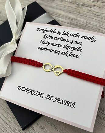 Bransoletka Nieskończoność na sznureczku, MyOli.