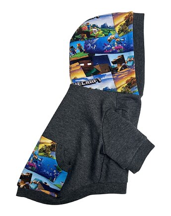 Bluza dla psa z kapturem MINECRAFT rozmiar M, Psia szafa