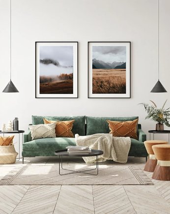 PLAKATY natura jesień góry las, black dot studio