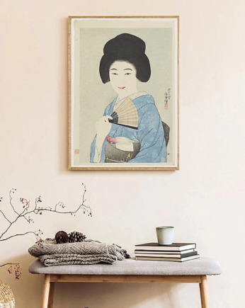 PLAKAT japoński, japandi dekoracja, obraz, grafika, black dot studio