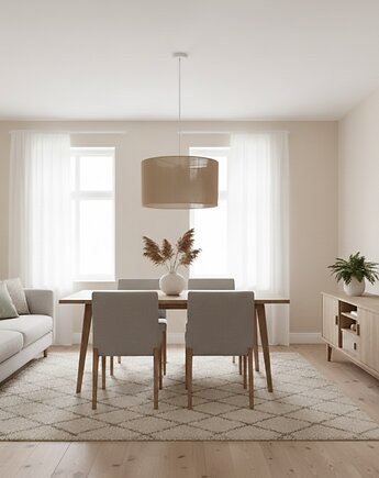 Lampa  sznurkowa boho brązowa, Boholine