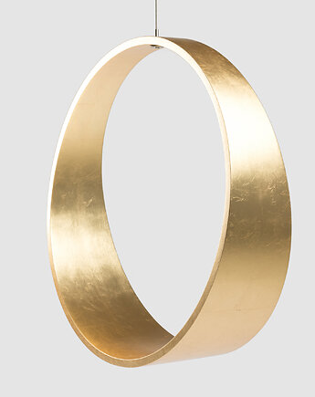 SWING N.2 GOLD BRASS wersja wewnętrzna w kolorze złotym, Iwona Kosicka Design