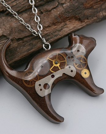 Naszyjnik mechaniczny kot  102, Zegarynki