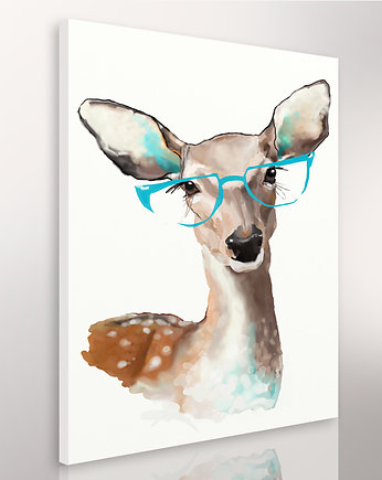 OBRAZ NA PŁÓTNIE -  70x100 HIPSTERKA, LUdesign gallery