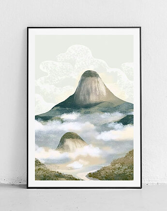 Plakat - Cisza Górskiej Mgły, Harvest Maison