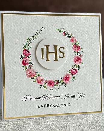 Zaproszenia na komunię, wzór 28E, Anna Art and Crafts
