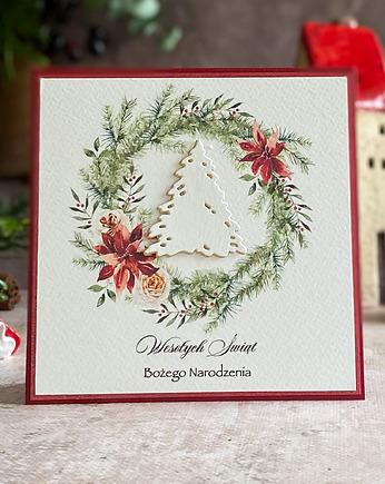 Personalizowana kartka na Boże Narodzenie, BN 8A, Anna Art and Crafts