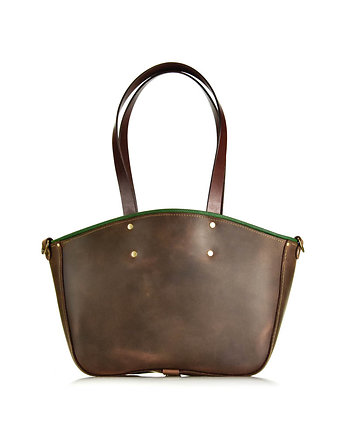 Skórzana torebka w minimalistycznym stylu. Oryginalna torba LadyBuQ Art, Ladybuq Art Studio