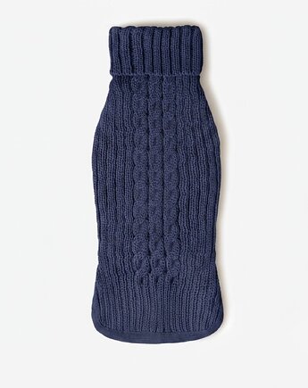 Sweterek dla psa Caldo Blu z wełny merino, MUSSO