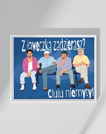 Plakat "Ławeczka, Maya Design