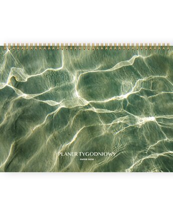 Planer tygodniowy A4 na spirali Clarity, PaperDesk