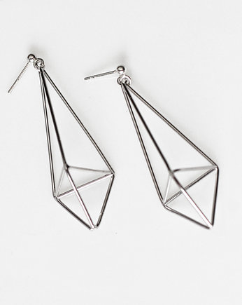 Kolczyki For the Love of Geometry v Silver, Mitsu