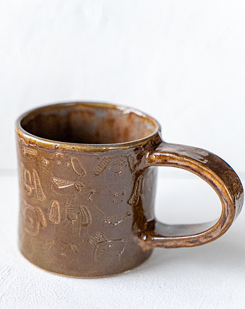 Kubek z uchem PIESKI, rękoczyny