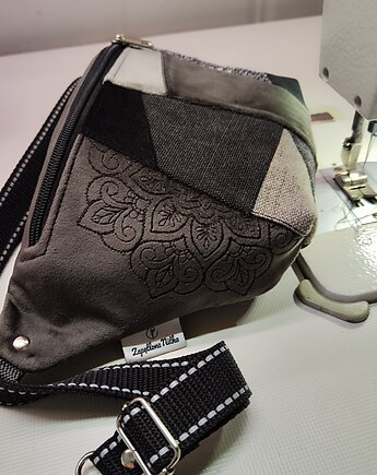 Nerka XXL unikat półmandala, Zapętlona Nitka