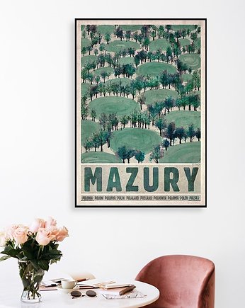 Plakat Mazury wiosna (R. Kaja) 98x68 cm, Galeria LueLue