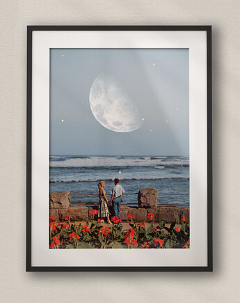 Plakat Gwiazdy w Twoich oczach - Kolaż Fine Art, DAPIDOKA