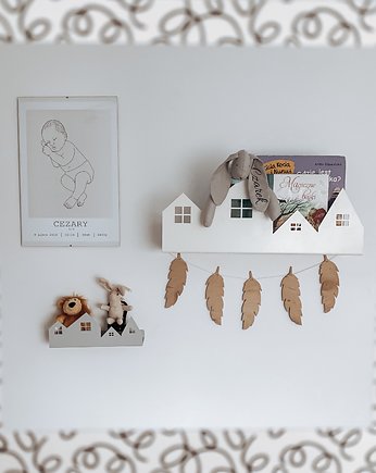 Półka na książki DOMKI XXL, La Nina Decor