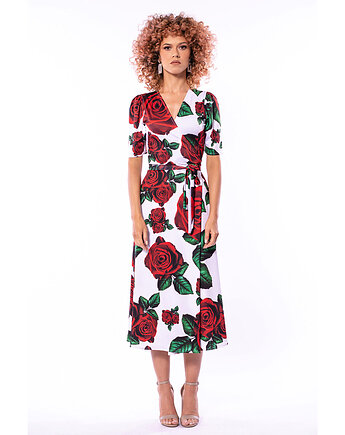 Rozalia - sukienka w róże, milita nikonorov