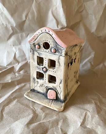 Kamieniczka ceramiczna na świeczkę, Pracownia ceramiczna Madziejka