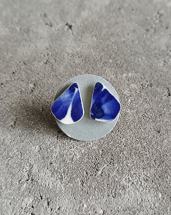 Kolczyki ceramiczne Włocławek, biżuteria z talerzy