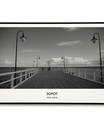 Plakat miasto SOPOT Polska obraz POZIOMY, Bajkowe Obrazki