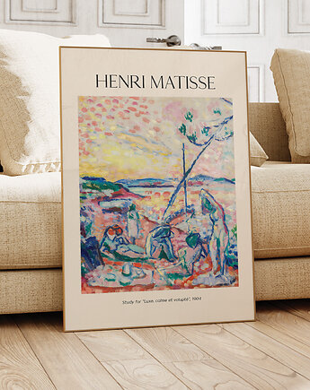 Plakat Reprodukcja Henri Matisse - Study for Luxe, calme et volupte, OSOBY - Prezent dla emeryta