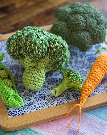Szydełkowy brokuł, OSOBY - Prezent dla dziecka