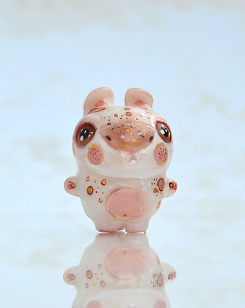 Mały Piesek Szczeniaczek Figurka z Gliny Polimerowej, AnimalsAndStrangers