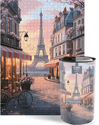 Spacer Po Paryżu Puzzle 1000 Elementów, Wosk i Knot