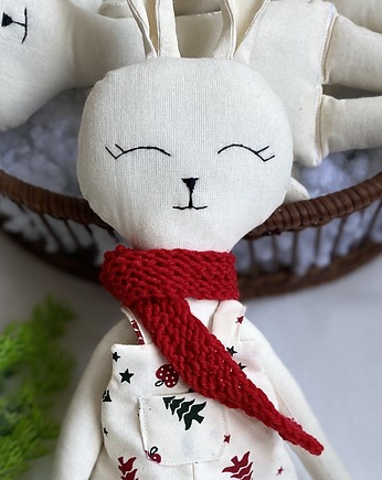 Lalka - Króliczek w ubranku, Coniglio Handmade