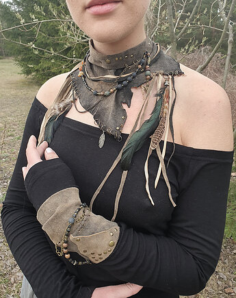 Komplet skórzany dla wiedźmy, martuch