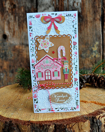 Kartka świąteczna, mamuta