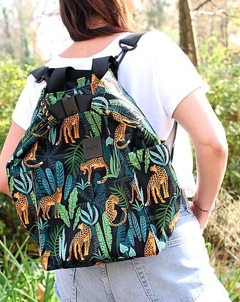 Torbo-plecak Gepard welur dżungla wodoodporny plecak na laptopa, equipo