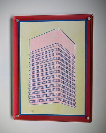 Risografia - poznański uniwersytet ekonomiczny w ramce, Grafiki Natsona