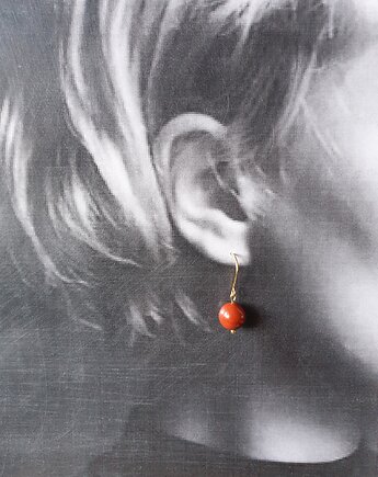 Kolczyki FANABERIA jaspis czerwony, modesign