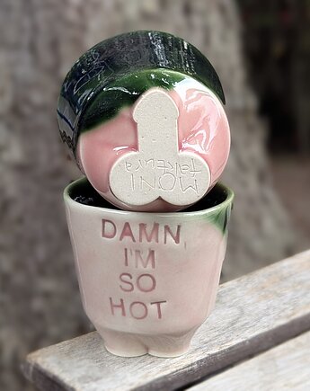 DAMN, I'M SO HOT, czarka espresso, 80 ml, MONIfaktura
