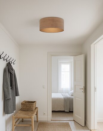 Plafon do przedpokoju w nowoczesnym designie DUBAJ ECO fi - 30 cm, LYSNE