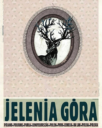 Plakat Jelenia Góra (R. Kaja) 98x68 cm, Galeria LueLue