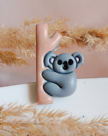 Pin koala z wizerunkiem koali akcesoria do ubrań mały prezent , koala, Dary Rusałki