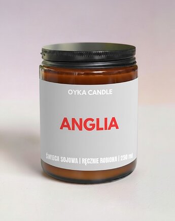 Świeca kibica Anglia 250 ML, Oyka Candle