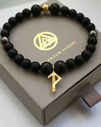 Elegencka bransoleta Sigil pomyślności Tiwaz + Wunjo, KEIT