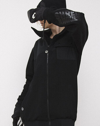 Czarna Bluza na suwak Shred Junkies, DONT NEED NO SAMURAI