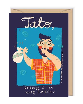 Kartka na Dzień taty, kartka dla taty, Cudowianki