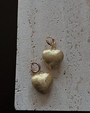 Kolczyki pozłacane Serce, Chmolowska Jewellery