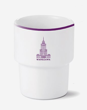 Kubek barowy Warszawa Pałac Napis, LOVE POLAND DESIGN