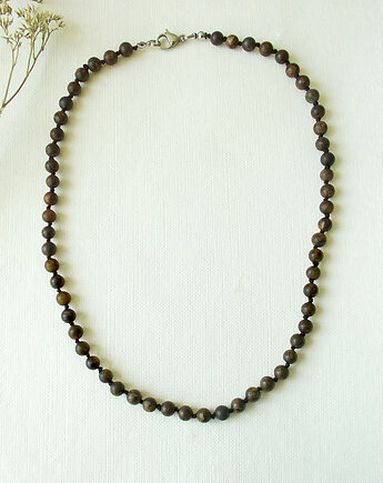 Bronzyt matowy Naszyjnik, galeria nuit