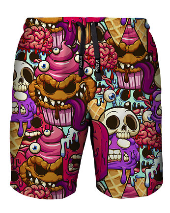 Shorty Kąpielowe Męskie DR.CROW Dessert Monsters, DrCrow
