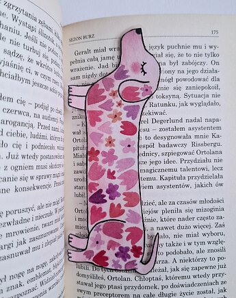 Zakładka Kwietne Psy, ma.grafka
