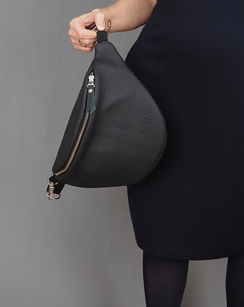 Torebka nerka Mika czarna - crossbody bag, kagenbags