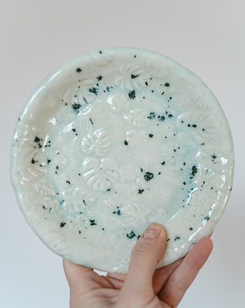 Porcelanowa miska/ talerzyk dla kota, rękoczyny